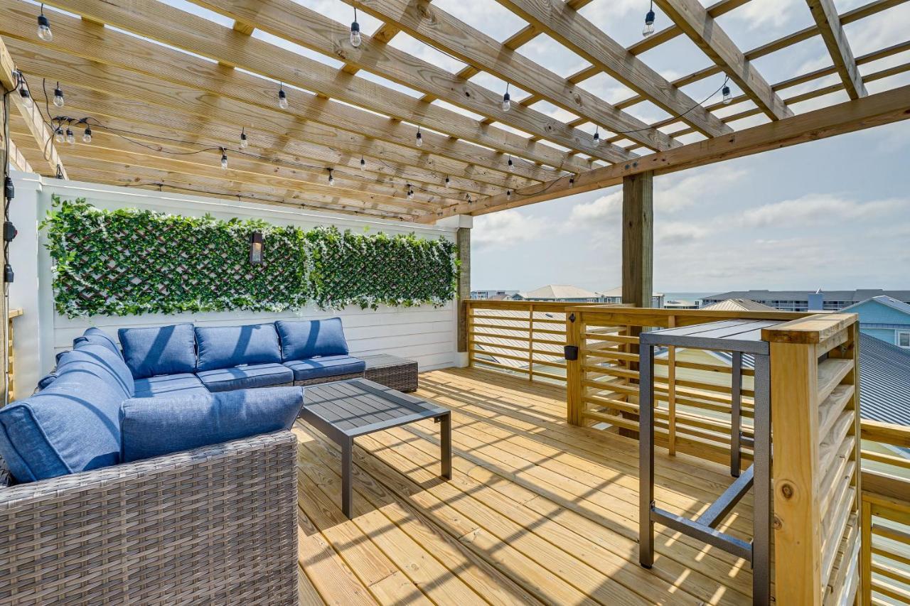 Carolina Beach Vacation Rental With Rooftop Terrace Экстерьер фото